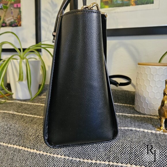 Kate Spade Patterson Drive Geraldine Tote Satchel – Black Leather - Picture 6 of 15